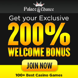 The Best Online Slot Games With a 200% Bonus are at Palace of Chance