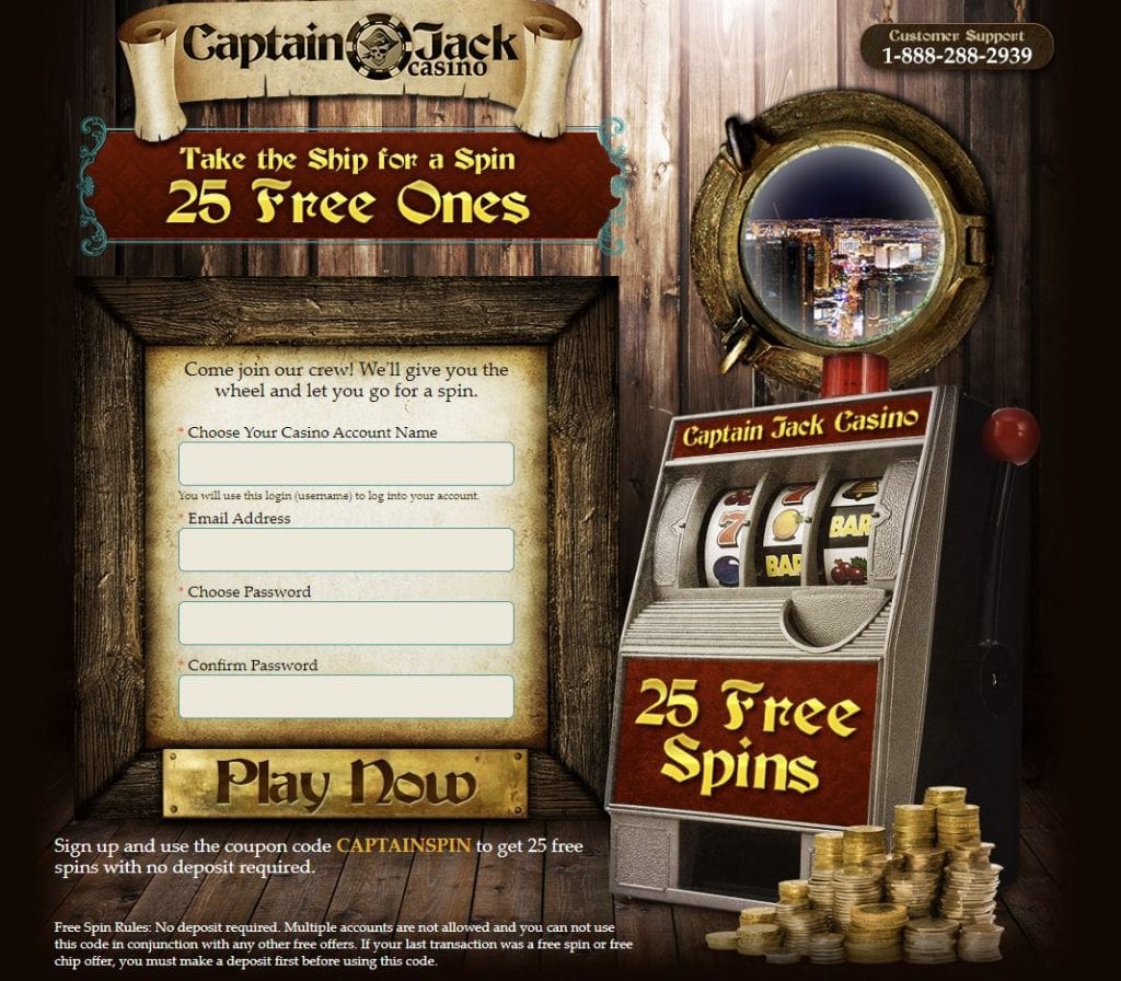 Captain Jack Casino No Deposit Bonus Codes 100