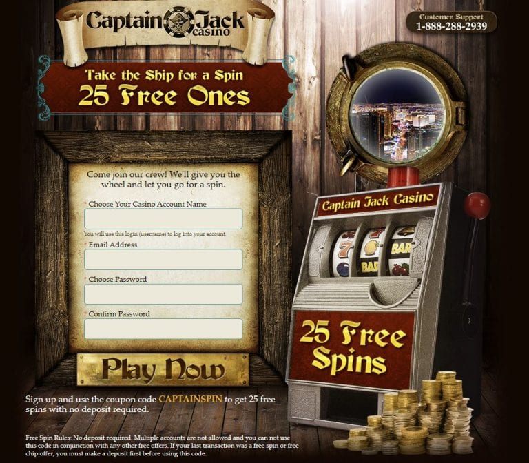 Captain Jack Casino No Deposit Bonus Codes 75 Free + 25 Spins Jun 2024