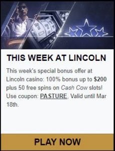 bonus codes for lincoln casino