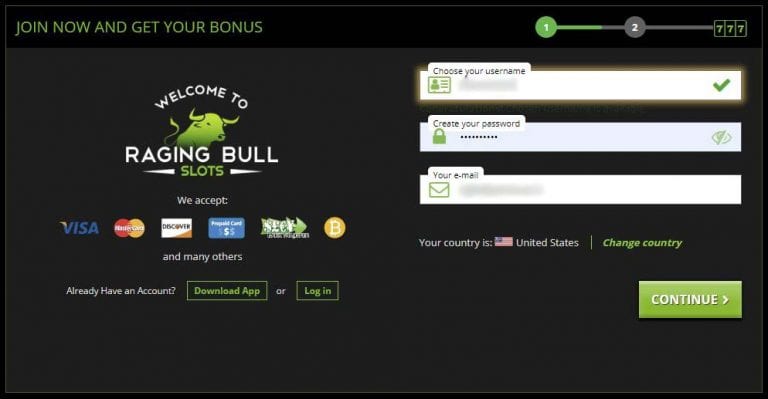 no deposit bonus codes 2018 raging bull