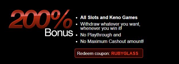 Ruby Slots Promo Codes 2018