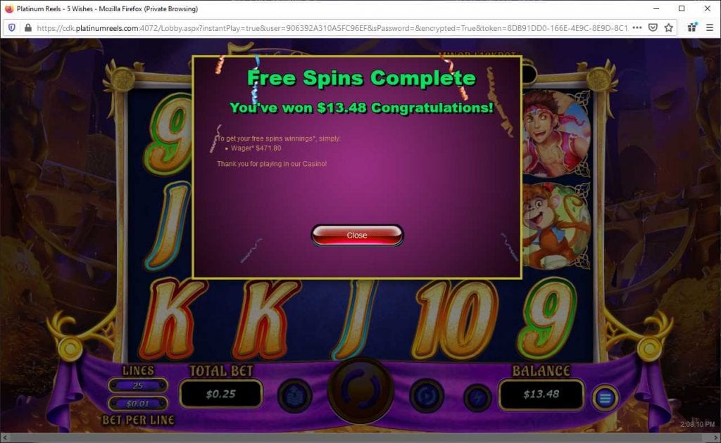 Platinum Reels Casino No Deposit Bonus Codes 2020