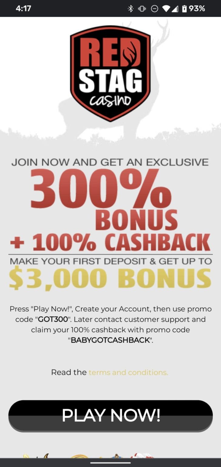 Red Stag Casino No Deposit Bonus Coupon Codes Jan 2024