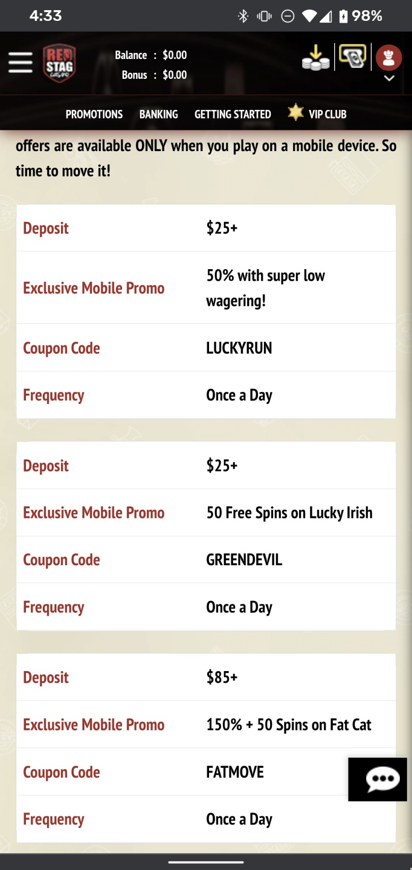 Red Stag Casino No Deposit Bonus Coupon Codes Jan 2024